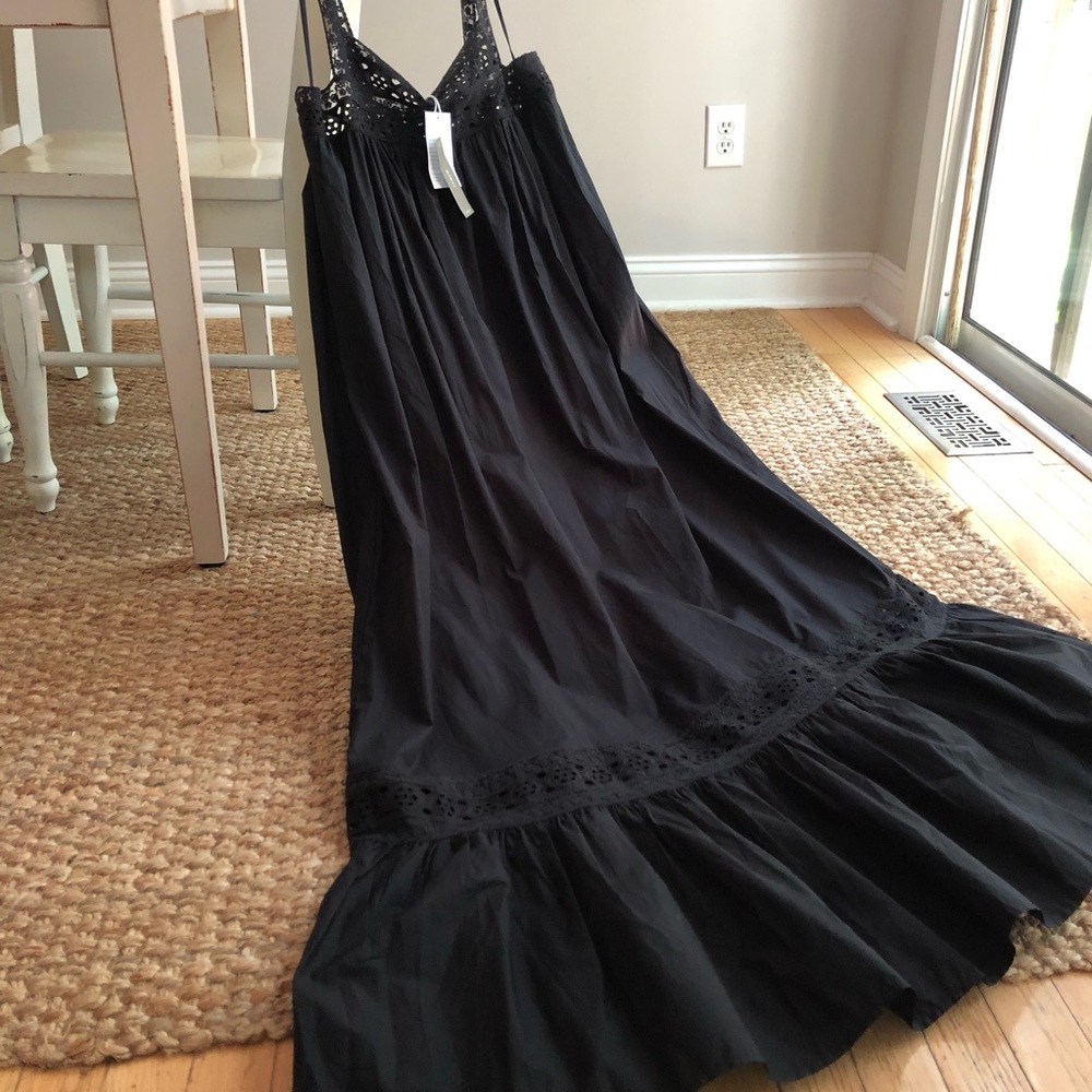 New w Tag: J Crew Athena Dress in Cotton Poplin. Maxi. Size Medium - Picture 5 of 11